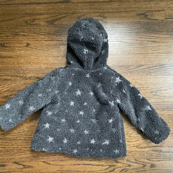ZARA BABY GIRL STAR JACKET WITH HOOD - Picture 2 of 6